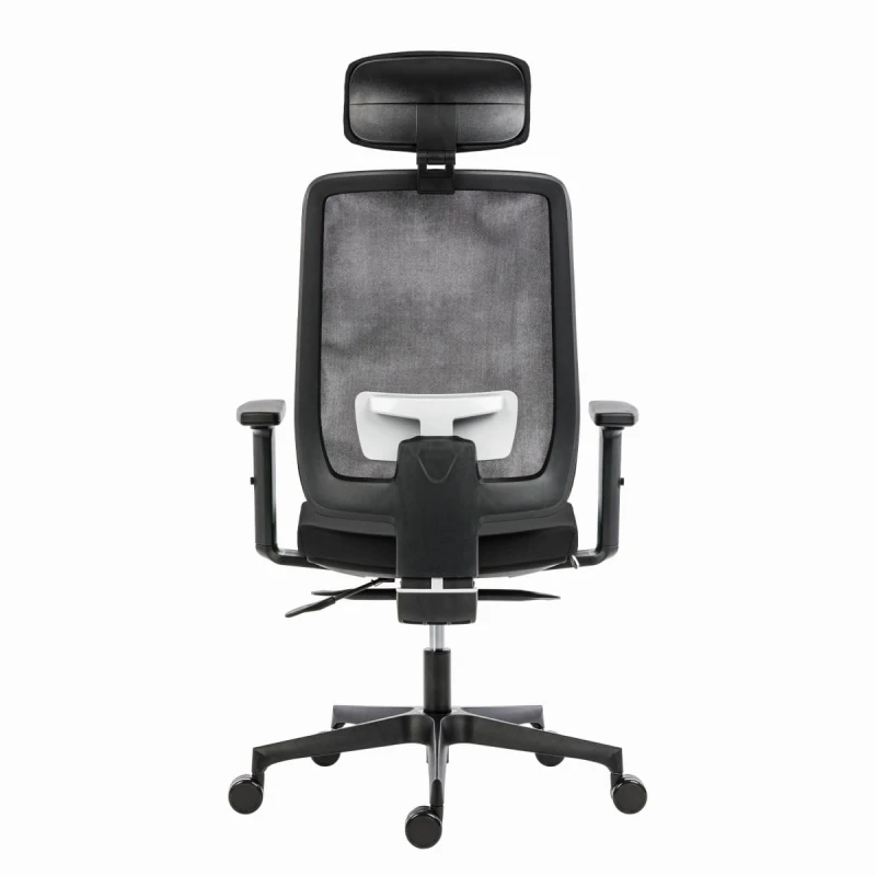 Powerton Ergonomiczny fotel biurowy Lucie, Czarny