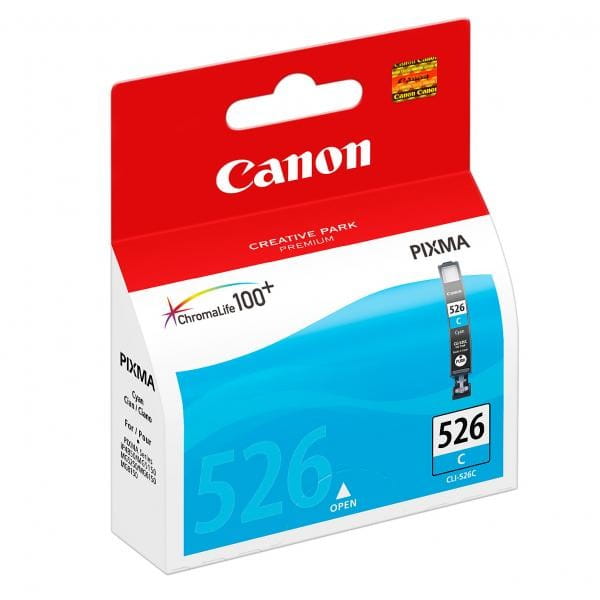 Canon oryginalny ink / tusz CLI526C, cyan, 9ml, 4541B001, Canon Pixma  MG5150, MG5250, MG6150, MG8150