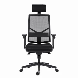 Powerton Ergonomiczny fotel biurowy Marie, Czarny