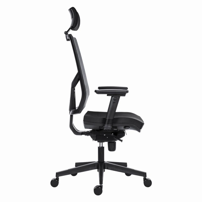 Powerton Ergonomiczny fotel biurowy Marie, Czarny