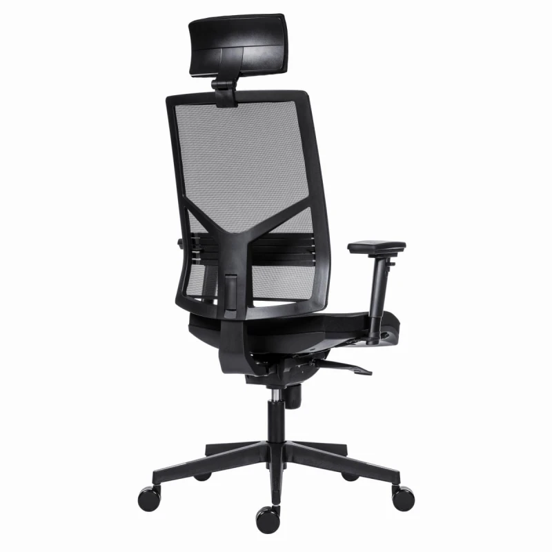 Powerton Ergonomiczny fotel biurowy Marie, Czarny