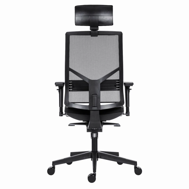Powerton Ergonomiczny fotel biurowy Marie, Czarny