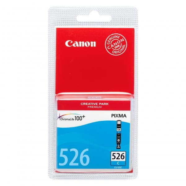 Canon oryginalny ink / tusz CLI526C, cyan, 9ml, 4541B001, Canon Pixma  MG5150, MG5250, MG6150, MG8150