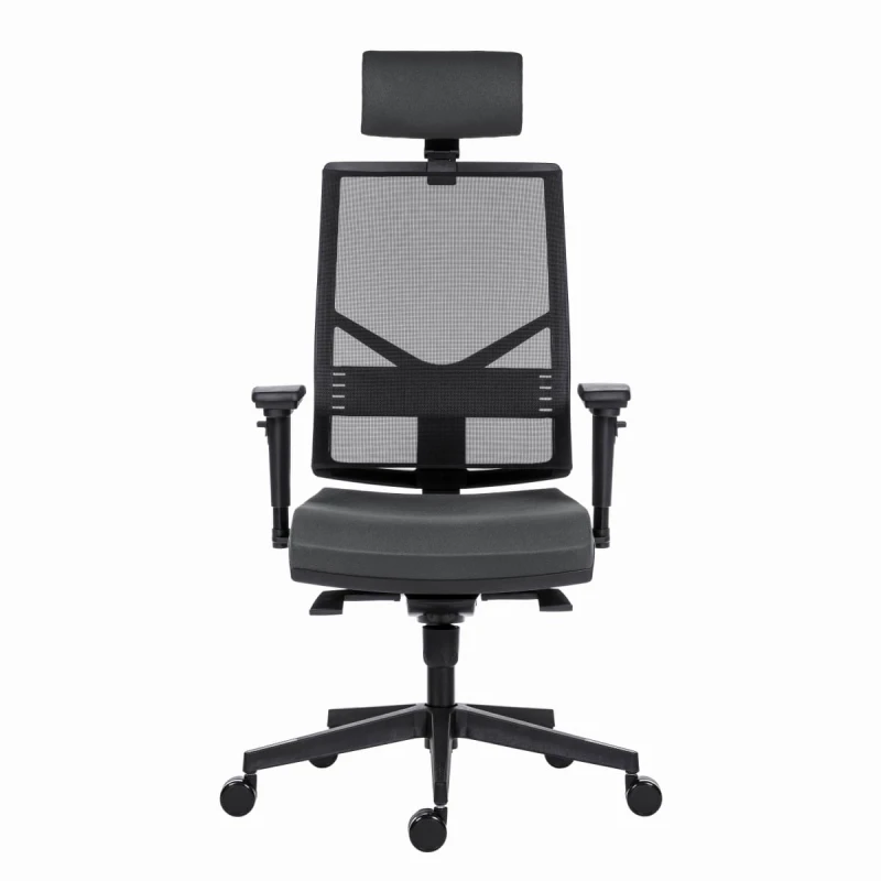 Powerton Ergonomiczny fotel biurowy Marie, Szary