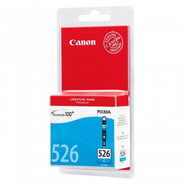 Canon oryginalny ink / tusz CLI526C, cyan, 9ml, 4541B001, Canon Pixma  MG5150, MG5250, MG6150, MG8150
