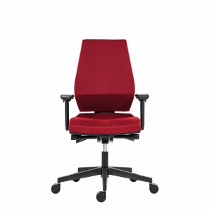 Powerton Ergonomiczny fotel biurowy Sima, Czerwony