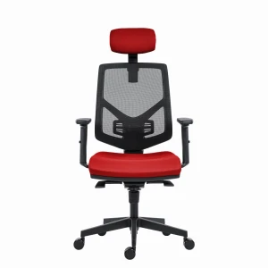 Powerton Ergonomiczny fotel biurowy Tina, Czerwony