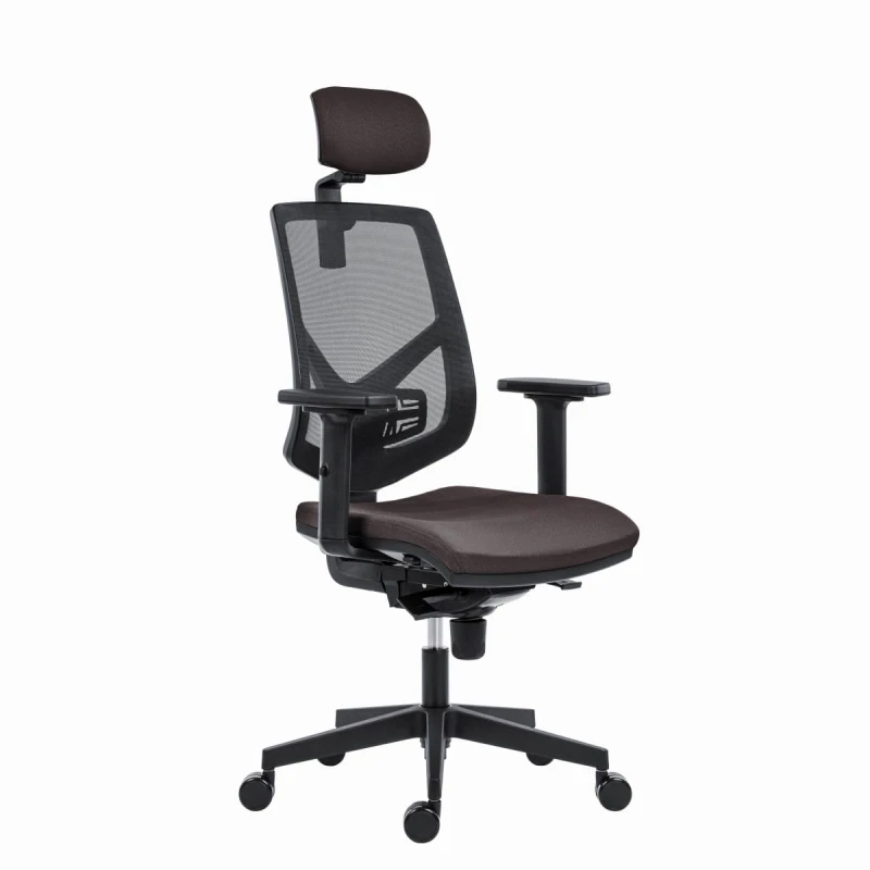 Powerton Ergonomiczny fotel biurowy Tina, Szary