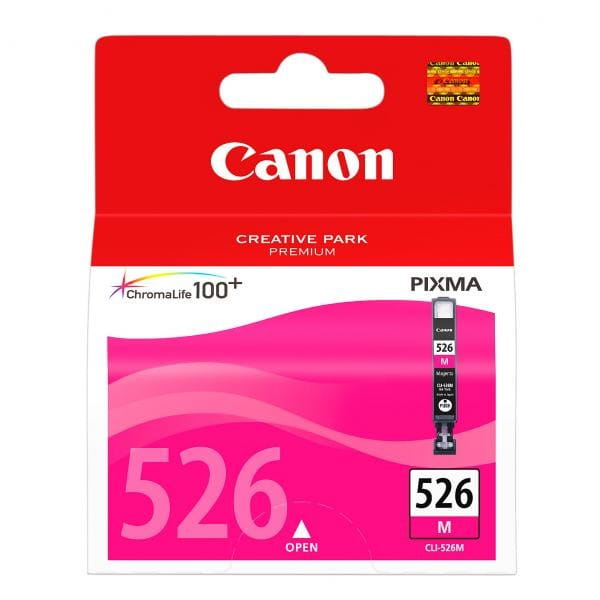 Canon oryginalny ink / tusz CLI526M, magenta, 9ml, 4542B001, Canon Pixma  MG5150, MG5250, MG6150, MG8150