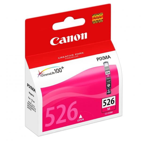 Canon oryginalny ink / tusz CLI526M, magenta, 9ml, 4542B001, Canon Pixma  MG5150, MG5250, MG6150, MG8150