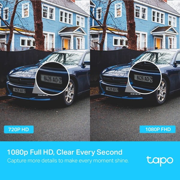 TP-link IP kamera Wi-Fi do monitoringu zewnętrznego Tapo C500, Full HD (1920x1080), Wifi 2.4 GHz /ethernet, biała, tryb nocny, ala