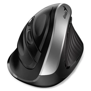 Mysz bezprzewodowa, Genius Ergo 8250S, czarno-srebrna, optyczna, 1600DPI