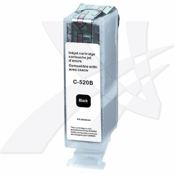 UPrint kompatybilny ink / tusz z PGI520BK, black, 20ml, C-520B, z chipem, dla Canon iP3600, 4600, MP620, 630, 980