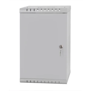 Szafa wisząca ECO-Line Rack 10", 9U/300mm  - szary, drzwi metalowe Netrack