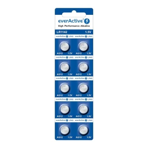 Bateria alkaliczna mini everActive AG12 G12 LR1142 LR43 - blister 10 sztuk