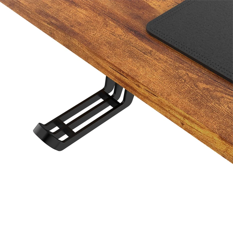 Biurko, elektycznie regulowany, 160x75 cm, 74-116 cm, z podkładką pod mysz XXL, ULTRADESK, uchwyt na słuchawki