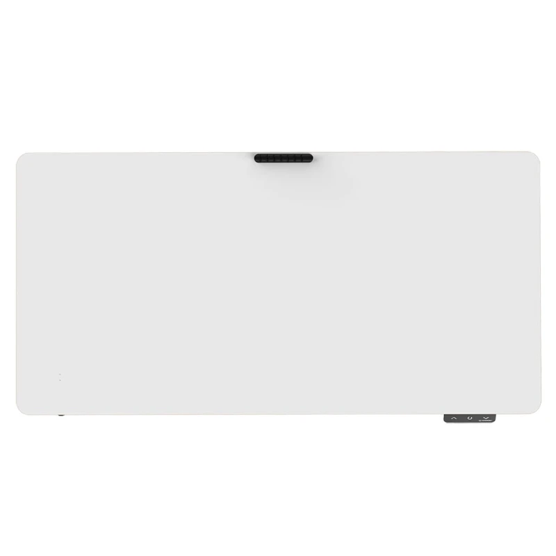 Biurko dla dzieci, elektycznie regulowany, Blat biały, 120X60 cm, 55-81 cm, PULSAR, uchwyt na słuchawki, klips na kable, ULTRADESK