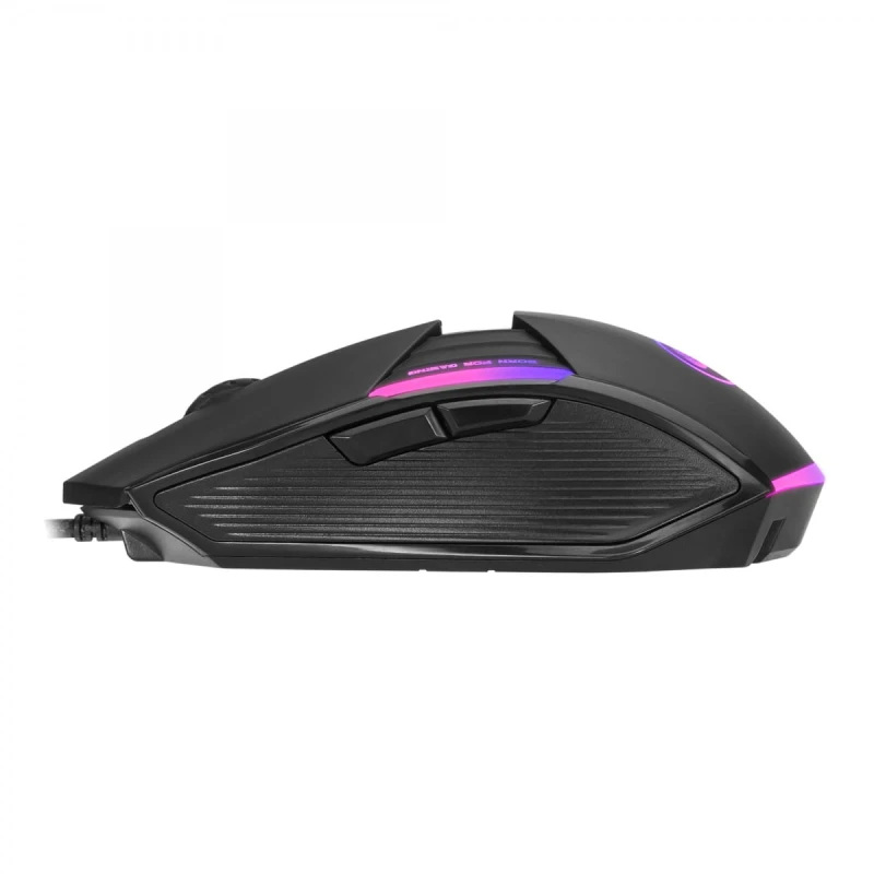 Marvo Mysz M291, 6400DPI, optyczna, 6kl., przewodowa USB, czarna, do gry, podświetlona