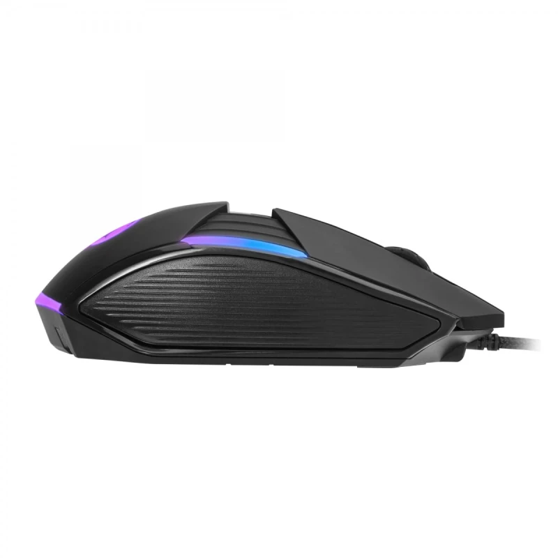 Marvo Mysz M291, 6400DPI, optyczna, 6kl., przewodowa USB, czarna, do gry, podświetlona