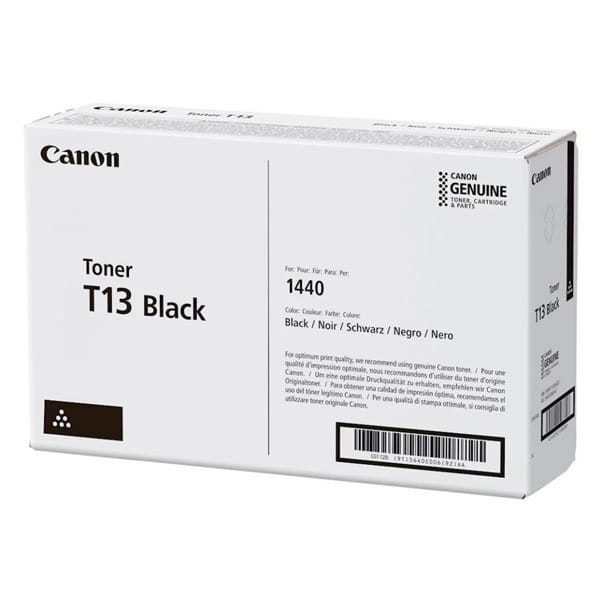 Canon oryginalny toner T13, black, 10600s, 5640C006, Canon i-SENSYS X 1440iF, 1440i, 1440P, 1440Pr, O