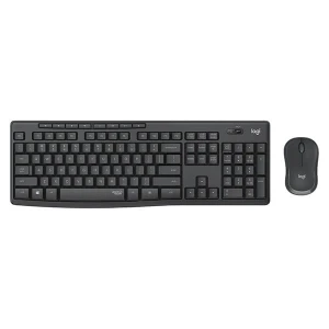 Logitech MK295, zestaw klawiatura z myszą optyczną bezprzewodową, AAA, CZ, multimedialny, 2.4 [GHz], bezprzewodowa, szara, SilentT