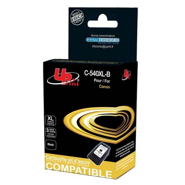 UPrint kompatybilny ink / tusz z PG540XL, black, 750s, 25ml, C-540XL-B, dla Canon Pixma MG2150, 3150