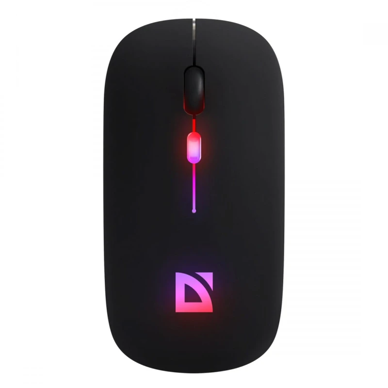 Defender Mysz TOUCH MM-997, 1600DPI, Bluetooth a 2,4GHz, optyczna, 4kl., bezprzewodowa, czarna, wbudowany akumulator, nano odbiorn