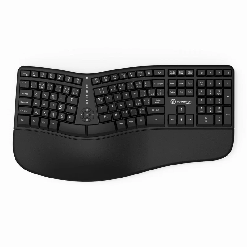 Powerton LANA, CZ/SK, przewodowa (USB), czarna