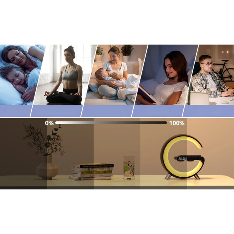 G-Light INSPIRE, biała, USB-C, ładowarka indukcyjna, Powerton