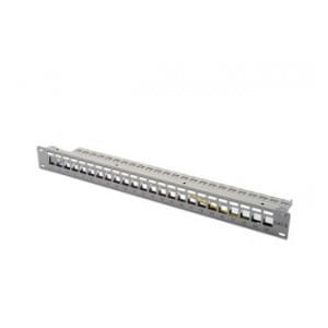 Patch panel DIGITUS 19" 24 porty 1U (RAL 7035)