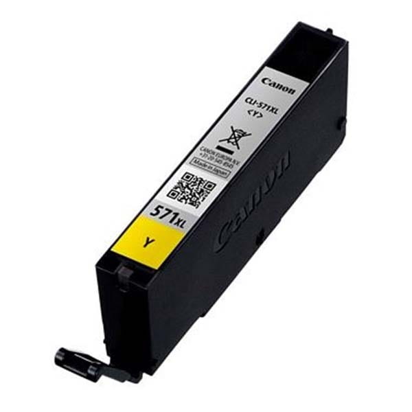 Canon oryginalny ink / tusz 0334C001, yellow, 11ml, CLI571Y XL, high capacity, Canon PIXMA MG5750, MG5751, MG5752, MG5753, MG7750,