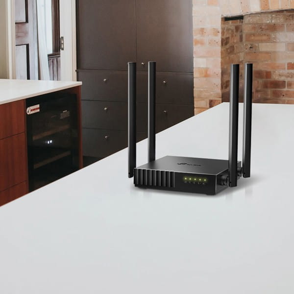 TP-LINK router Archer C54 2.4GHz i 5GHz, extender/ wzmacniacz, access point, IPv6, 1200Mbps, stały anténa, 802.11ac, Kontrola rodz