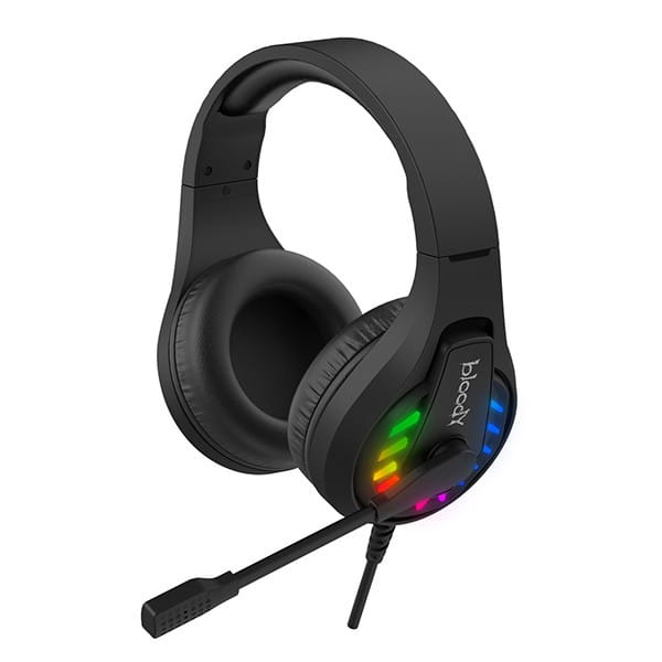 A4Tech Bloody G230, słuchawki z mikrofonem, regulacja głośności, czarna, słuchawki, USB