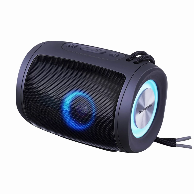 Defender głośnik ENJOY S200, Li-Ion, 1.0, 5W, czarny, regulacja głośności, przenośny, z podświetleniem LED, wbudowany akum., 80Hz~