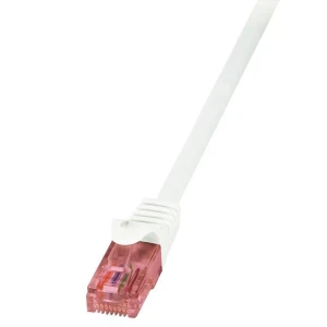 Patchcord LogiLink CQ2051U CAT.6 U/UTP 2m, biały
