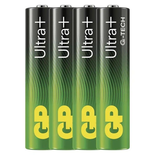 Bateria alkaliczna, AAA, 1.5V, GP, blistr, 4-pack, ultra plus