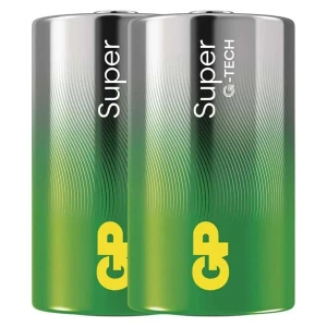 Bateria alkaliczna, LR20, LR20, 1.5V, GP, Folia, 2-pack, SUPER, ogniwo format D