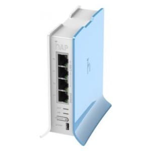 Access Point MikroTik hAP lite (650MHz CPU) 32MB RAM, 4x LAN, 2.4GHz 802.11b/g/n, RouterOS L4