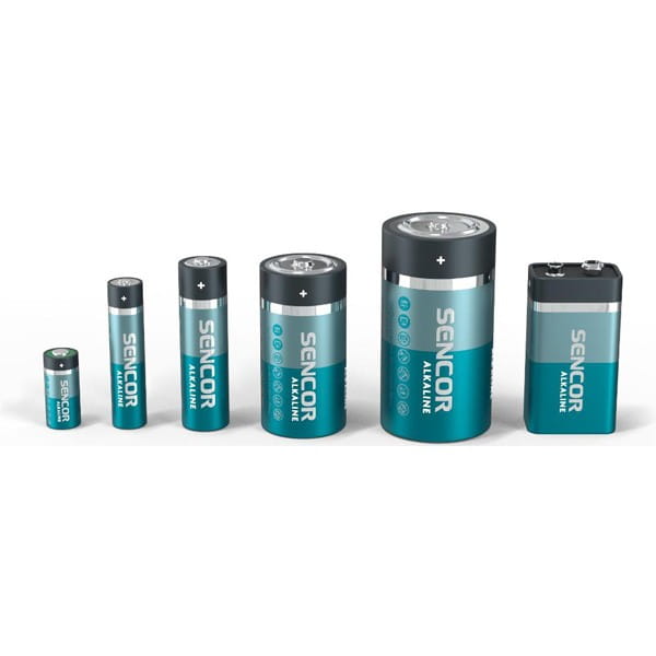 Bateria alkaliczna, AAA, 1.5V, Sencor, blistr, 6-pack