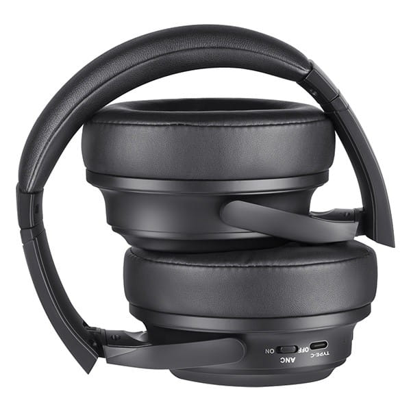 Defender FreeMotion B535, słuchawki z mikrofonem, regulacja głośności, czarna, 2.0, ANC, 40 mm przetworniki typ USB
