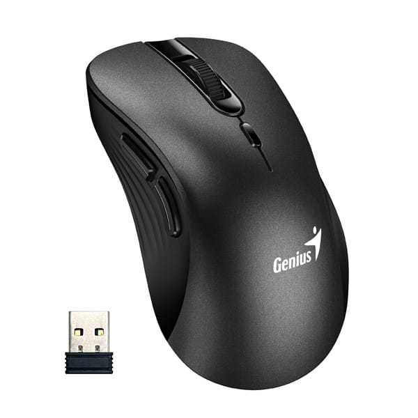 Myš bezdrátová, Genius Ergo 8100S, černá, optická, 1600DPI