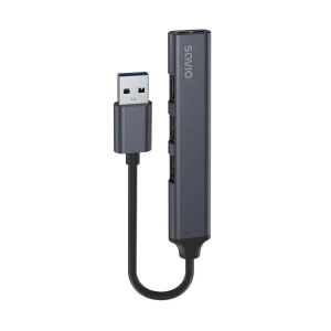 Hub USB SAVIO AK-70 USB-A - 3 x USB-A 2.0, 1 x USB-A 3.0