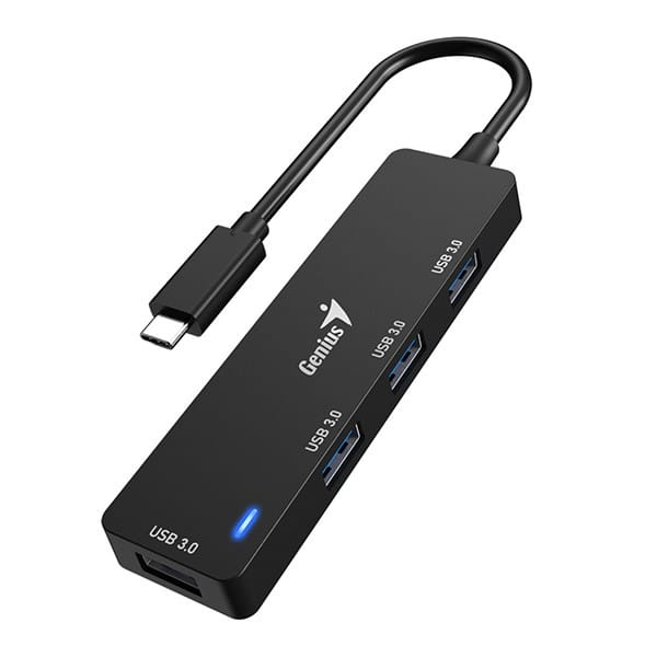 USB (3.0) hub 4-port, czarny, Genius