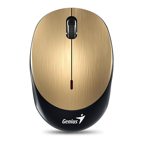 Mysz przewodowa, Genius NX-9000BT, złota, optyczna, 1200DPI