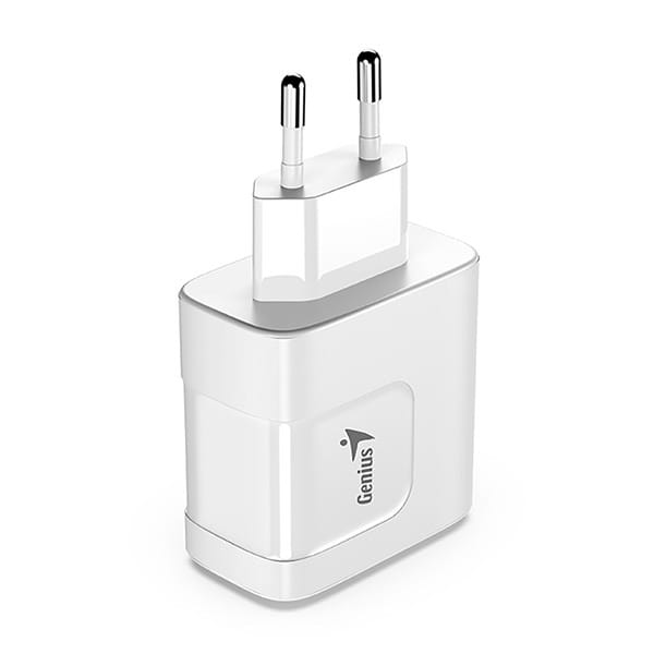 Genius Zasilacz / sieciowy adapter 65W, 2-portowy, USB-C, USB-A