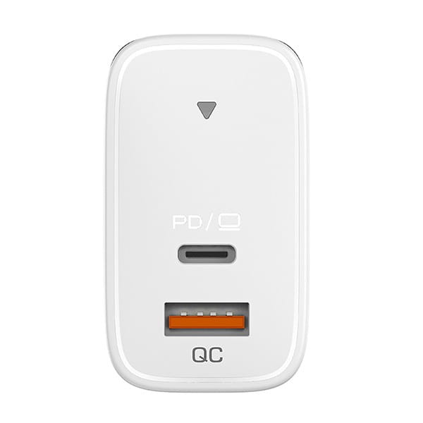 Genius Zasilacz / sieciowy adapter 65W, 2-portowy, USB-C, USB-A