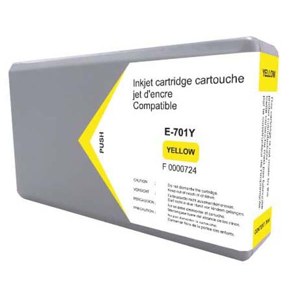 UPrint kompatybilny ink / tusz z C13T70144010, yellow, 3200s, 36ml, E-701Y, Epson WorkForce Pro WP4000, 4500 series