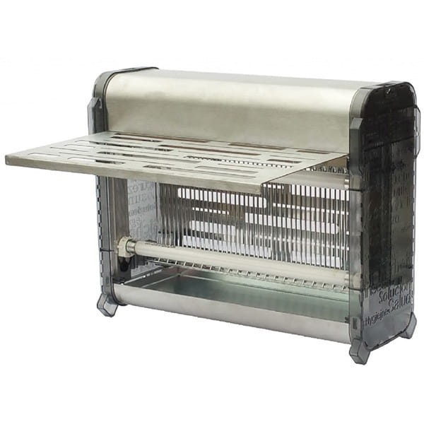 Elektryczna łapka na owady 3700 V, do 100 m2, 40W, srebrny, Format1, IP20