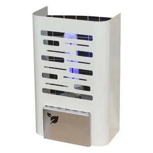 Lampa owadobójcza 230 V, do 50 m2, 20W, srebrny, Format1, IGLUCN, IP20, z lepem na owady