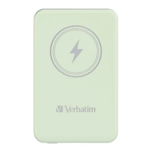 Powerbank Verbatim Charge 'n' Go Magnetic Wireless 10000mAh USB-C PD 3.0 Green